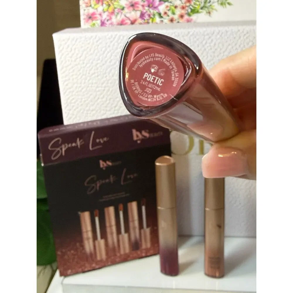 lys Beauty Speak Love 3 Piece Matte Liquid Lipstick Set (7.2 mL each) - NEW
